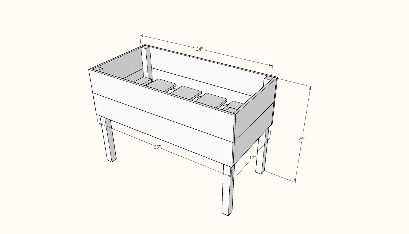 20 Raised Planter Box Ana White